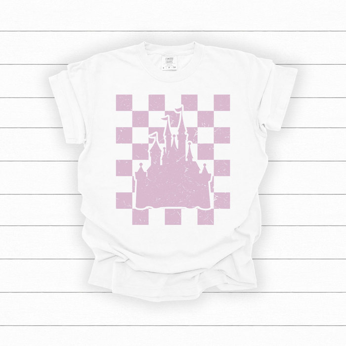 Theme Park Characters Graphic Tee, Castle Graphic Tee, Mouse Shirt, Matching Shirts, Comfort Colors, Unisex Sizing