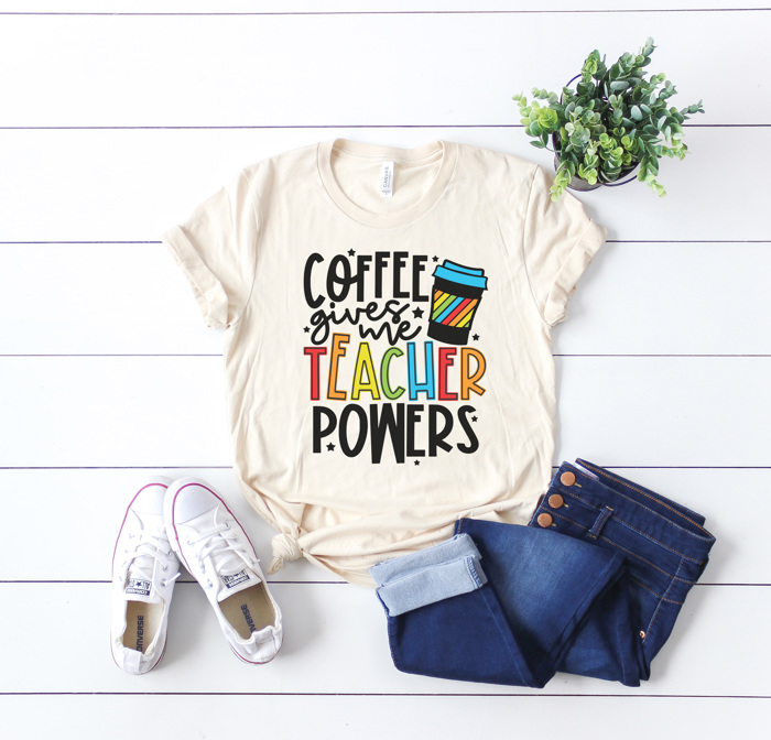 Bright Teacher Day Graphic Tee, Teacher Shirt, Back to School Shirt, First Day of School Tee