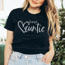 Medium Black Auntie Best Grandma Graphic Tee, Auntie Shirt, Mimi Shirt, Gigi Shirt, Nana Shirt, Grammy Shirt, Mama Shirt, Gift for Grandma, Mother's Day Gift, Christmas Gift