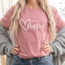 Large Mauve Mama Best Grandma Graphic Tee, Auntie Shirt, Mimi Shirt, Gigi Shirt, Nana Shirt, Grammy Shirt, Mama Shirt, Gift for Grandma, Mother's Day Gift