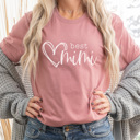 Large Mauve Mimi Best Grandma Graphic Tee, Auntie Shirt, Mimi Shirt, Gigi Shirt, Nana Shirt, Grammy Shirt, Mama Shirt, Gift for Grandma, Mother's Day Gift