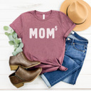 Large Plum-MOM5 Mom to the Power Graphic Tee, Mother's Day Shirt, Gift for Mom, Mama Shirt