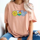 Large Peachy Theme Park Summer Waves Graphic Tee, Cruise Shirt, Vacation Shirt, Disney Shirt, Summer Vacation, Summer Theme Park