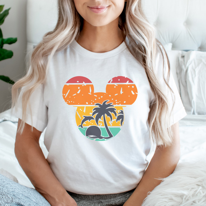 Theme Park Sunset Graphic Tee, Family Cruise Shirt, Vacation Shirt, Disney Shirt, Summer Vacation