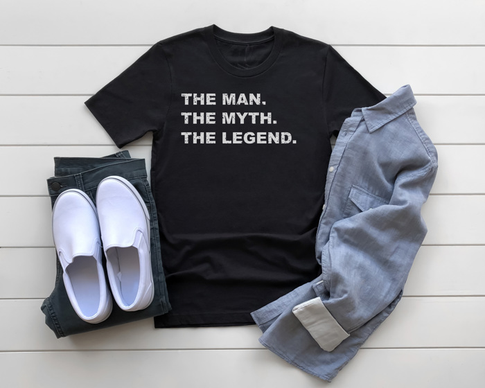 Man Myth Legend Graphic Tee, Father's Day Shirt, Gift for Dad