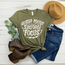  Teacher Songs Graphic Tee, Funny Teacher Shirt, Back to School Tee, Hocus Pocus