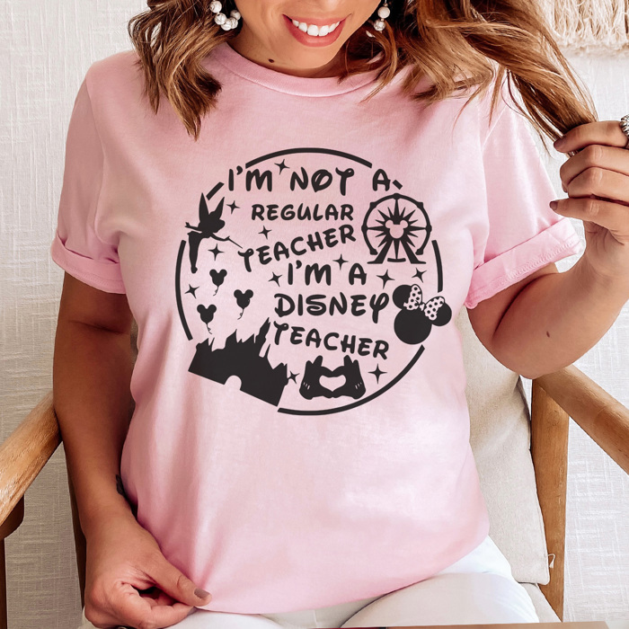 Mouse Teacher Graphic Tee, Theme Park Graphic Tee,  Teacher Tee, Back to School Shirt, Teacher Vacation Shirt