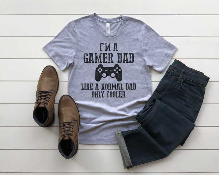 Gamer Dad Graphic Tee, Not A Regular Dad, Cool Dad Shirt, Father's Day Shirt, Gift for Dad