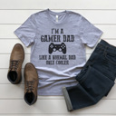 XXL Athletic Heather Gamer Dad Graphic Tee, Not A Regular Dad, Cool Dad Shirt, Father's Day Shirt, Gift for Dad