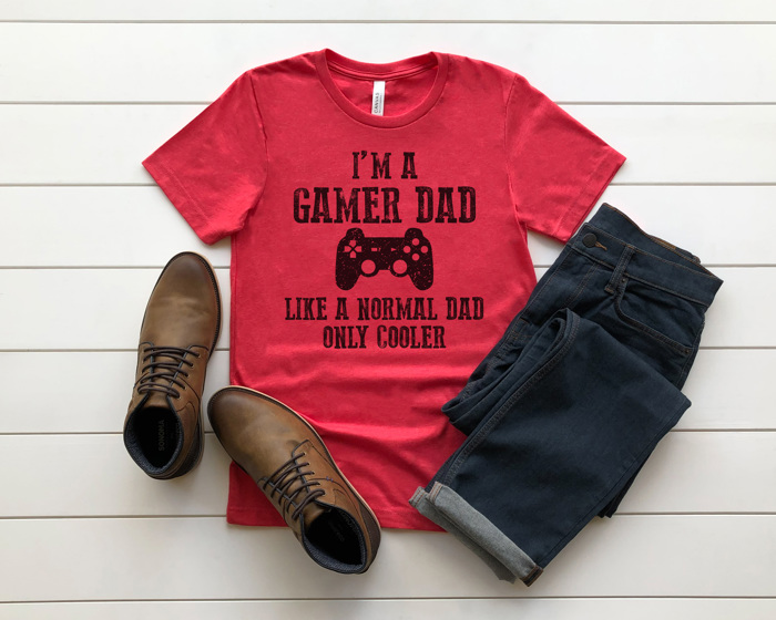 Gamer Dad Graphic Tee, Not A Regular Dad, Cool Dad Shirt, Father's Day Shirt, Gift for Dad