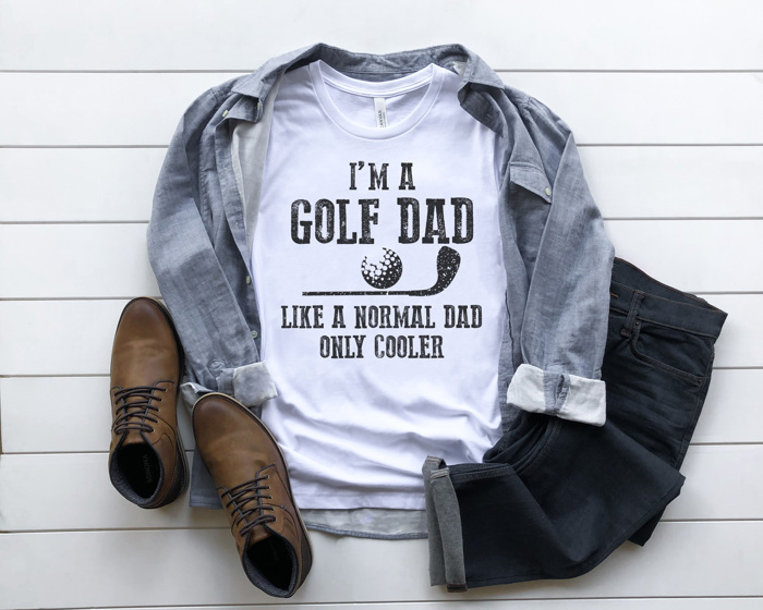 Golf Dad Graphic Tee, Not A Regular Dad, Cool Dad Shirt, Father's Day Shirt, Gift for Dad