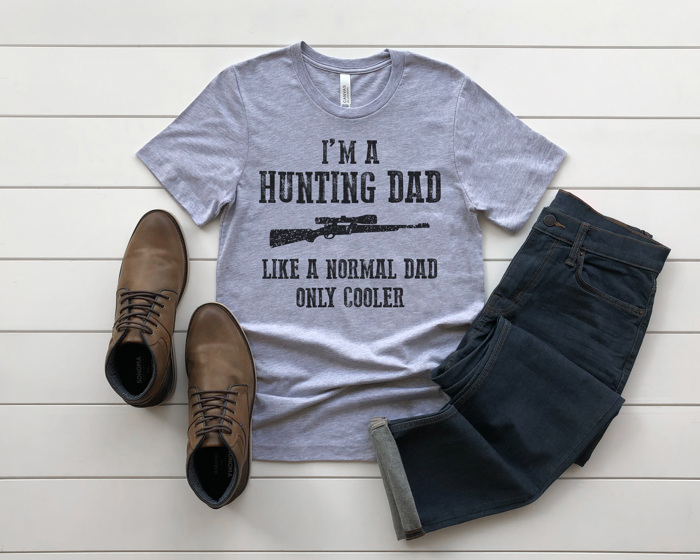 Hunting Dad Graphic Tee, Not A Regular Dad, Cool Dad Shirt, Father's Day Shirt, Gift for Dad