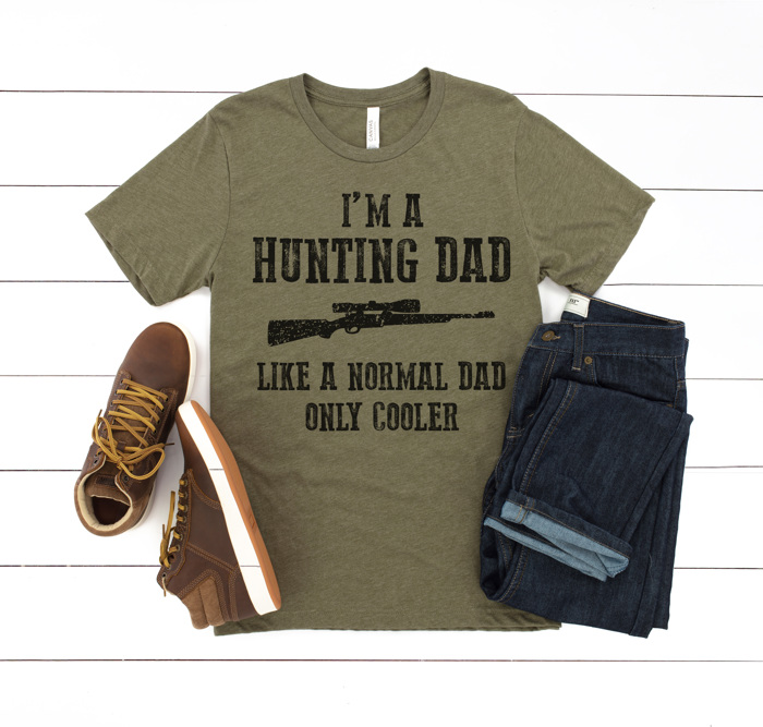 Hunting Dad Graphic Tee, Not A Regular Dad, Cool Dad Shirt, Father's Day Shirt, Gift for Dad