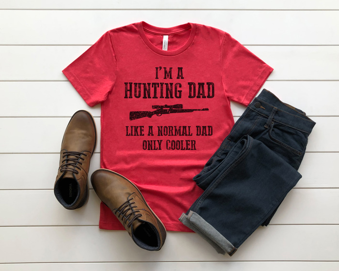 Hunting Dad Graphic Tee, Not A Regular Dad, Cool Dad Shirt, Father's Day Shirt, Gift for Dad