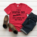 XXL Heather Red Hunting Dad Graphic Tee, Not A Regular Dad, Cool Dad Shirt, Father's Day Shirt, Gift for Dad