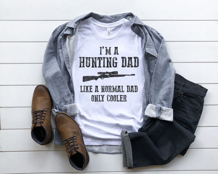 Hunting Dad Graphic Tee, Not A Regular Dad, Cool Dad Shirt, Father's Day Shirt, Gift for Dad