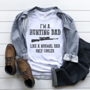 XXL White Hunting Dad Graphic Tee, Not A Regular Dad, Cool Dad Shirt, Father's Day Shirt, Gift for Dad