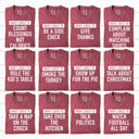 Small Crimson Most Likely Thanksgiving Graphic Tee, Funny Thanksgiving Shirt, Turkey Day, Matching Family Tees