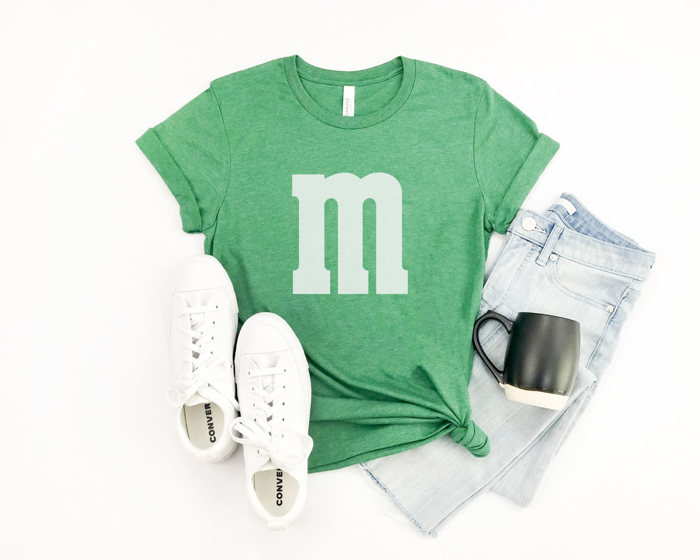 M&M Costume Graphic Tee, Halloween Costume Shirt, Candy Graphic Tee, Group Halloween Costume