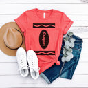  Crayon Costume Graphic Tee, Teacher Halloween Tee,Halloween Costume Shirt, Teacher Graphic Tee, Group Halloween Costume, 