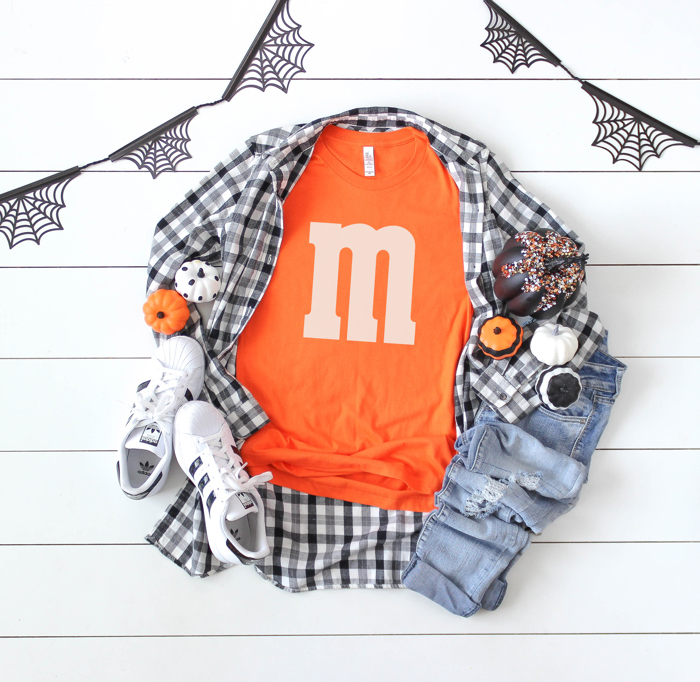 M&M Costume Graphic Tee, Halloween Costume Shirt, Candy Graphic Tee, Group Halloween Costume