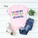  I Love My Students Graphic Tee, Valentine Teacher Shirt, Teacher Grade Shirt, Back to School Shirt, Love My Grade Shirt, Cute Teacher Tee