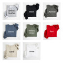  Merry Dainty Bow Graphic Sweatshirt, Trendy Christmas Sweatshirt, Merry Sweatshirt, Christmas Sweatshirt