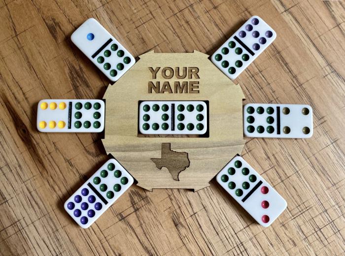 Mexican Train Dominos Hub - Custom