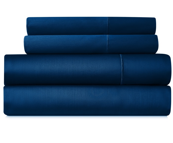 Bibb Home 1000TC Egyptian Cotton Rich 4-Piece Sheet Set