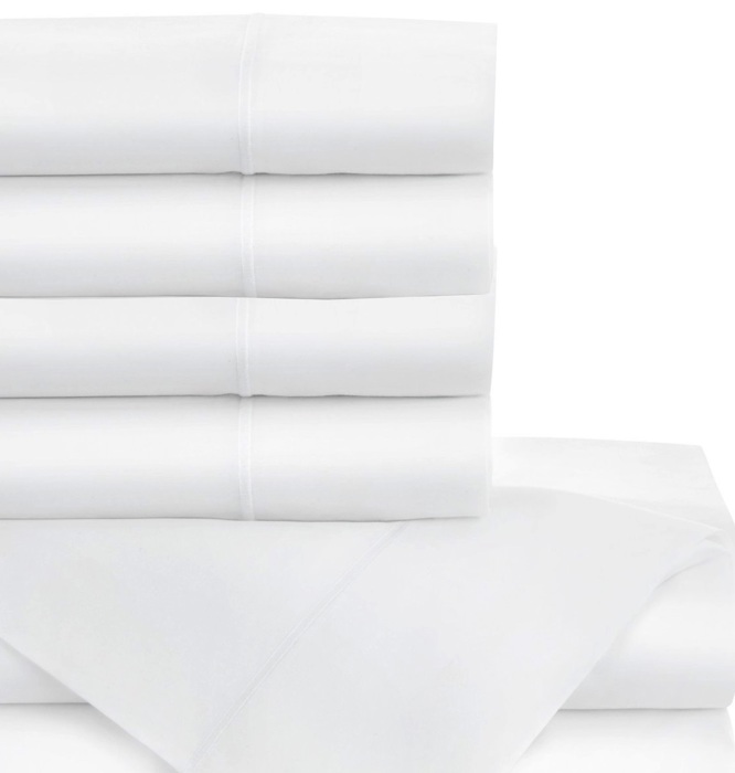 Bibb Home 1000TC Egyptian Cotton Rich 6-Piece Sheet Set
