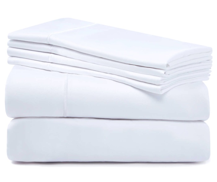 Bibb Home 1000TC Egyptian Cotton Rich 6-Piece Sheet Set