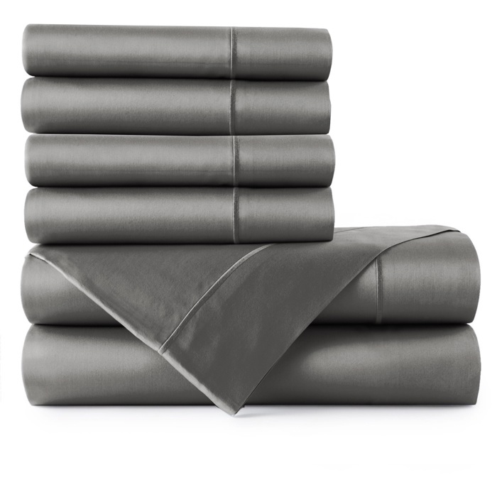 Bibb Home 1000TC Egyptian Cotton Rich 6-Piece Sheet Set
