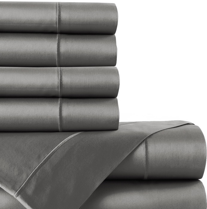 Bibb Home 1000TC Egyptian Cotton Rich 6-Piece Sheet Set