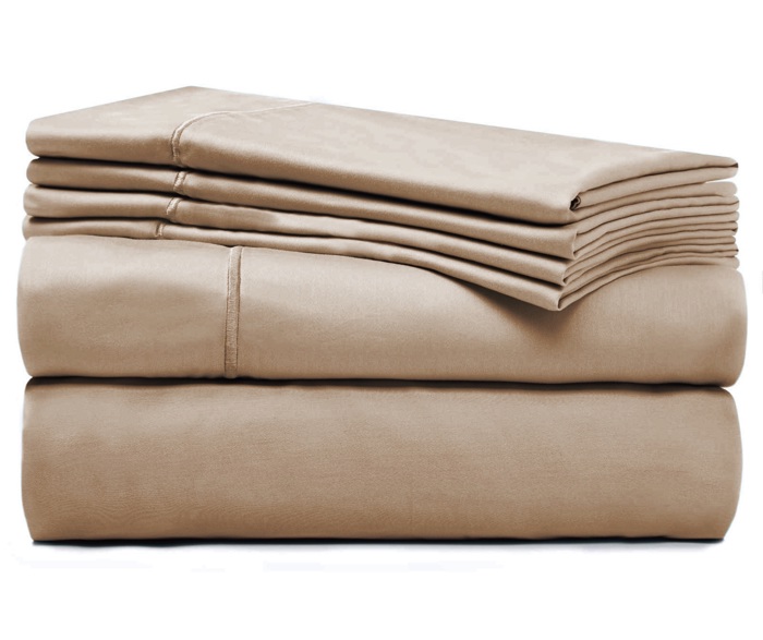 Bibb Home 1000TC Egyptian Cotton Rich 6-Piece Sheet Set