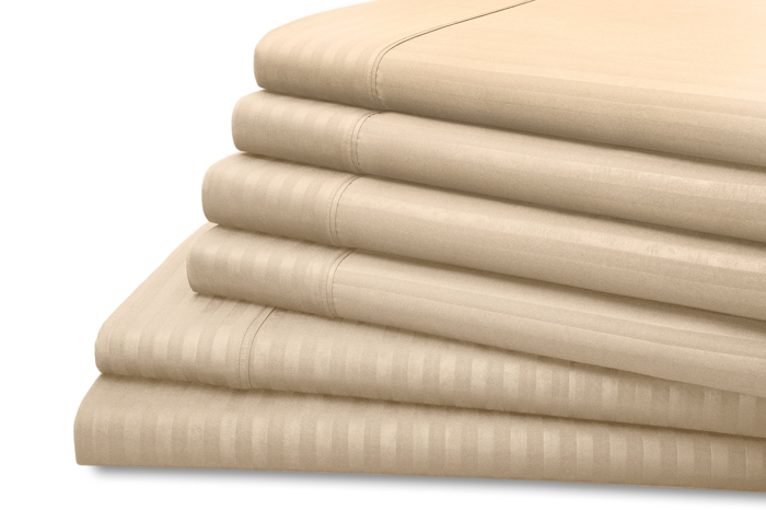 Hotel New York Dobby Stripe Embossed 6-Piece Sheet Set