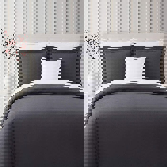 Bibb Home 3-Piece Heavyweight Flannel Duvet Cover Set