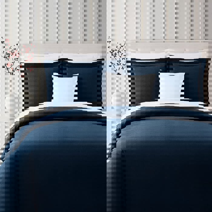 Bibb Home 3-Piece Heavyweight Flannel Duvet Cover Set