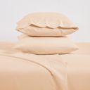 Queen Blush Kathy Ireland 300 Thread Count Sateen Cotton Sheet Set