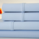 Queen Sky Blue Luxury Home 1000 Thread Count Egyptian Cotton Sheet Set
