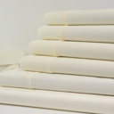 Full/Double Ivory Kathy Ireland 1200 Thread Count 6 Piece Cotton Rich Sheet Set