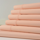 King Salmon Kathy Ireland 1200 Thread Count 6 Piece Cotton Rich Sheet Set