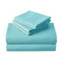 California King Aqua Kathy Ireland 2000 Thread Count Cotton 6 Pc Sheet Set
