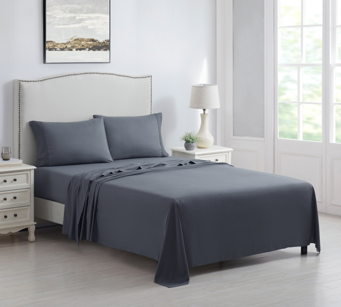 Kathy Ireland 4 Piece Brushed Microfiber Sheet Set