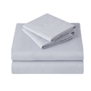 Queen Light Grey Kathy Ireland 4 Piece Brushed Microfiber Sheet Set