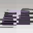 Full/Double Egg Plant Kathy Ireland Bamboo Cooling 6 Piece Sheet Set