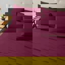 Full/Double Raspberry Kathy Ireland Bamboo Cooling 6 Piece Sheet Set