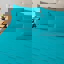 Full/Double Teal Kathy Ireland Bamboo Cooling 6 Piece Sheet Set