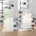 Full/Double White Kathy Ireland Bamboo Cooling 6 Piece Sheet Set