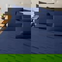 Queen Denim Kathy Ireland Bamboo Cooling 6 Piece Sheet Set