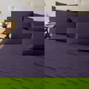 Queen Egg Plant Kathy Ireland Bamboo Cooling 6 Piece Sheet Set